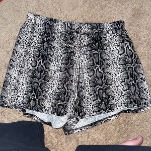Snakeskin shorts